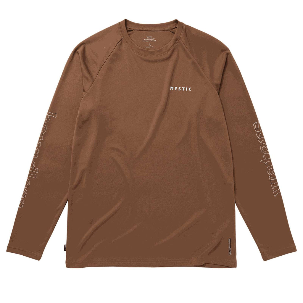 Loosefit Quickdry Shirt Tactic Man Long Sleeve Brown XL Mystic 35001_250220_700_XL