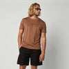 Loosefit Quickdry Shirt Tactic Man Short Sleeve Brown S Mystic 35001_250221_700_S