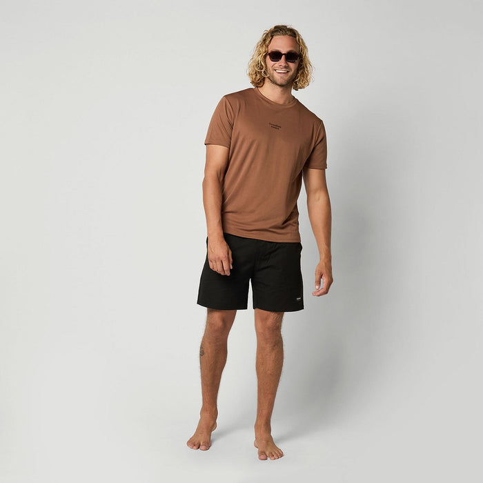 Loosefit Quickdry Shirt Tactic Man Short Sleeve Brown XL Mystic 35001_250221_700_XL