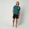 Rashvest Boarding Homme Manches courtes Bleu sarcelle L Mystic 35001_250761_695_L