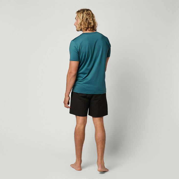 Rashvest Boarding Homme Manches courtes Bleu sarcelle L Mystic 35001_250761_695_L
