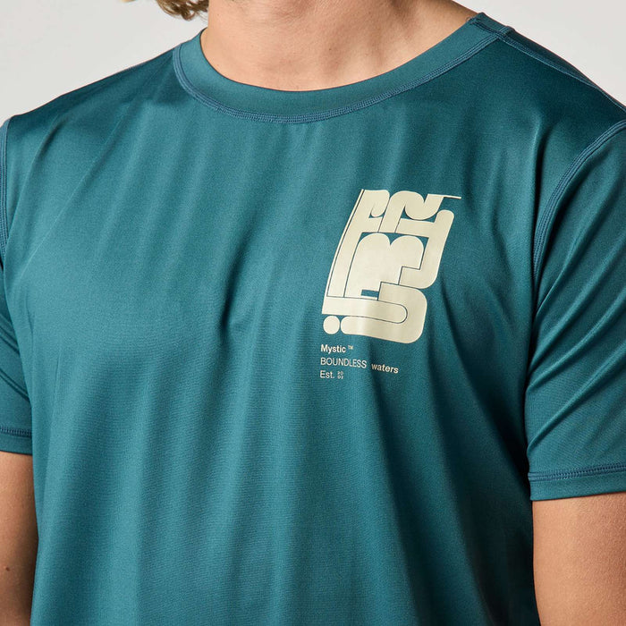 Rashvest Boarding Man Short Sleeve Teal S Mystic 35001_250761_695_S
