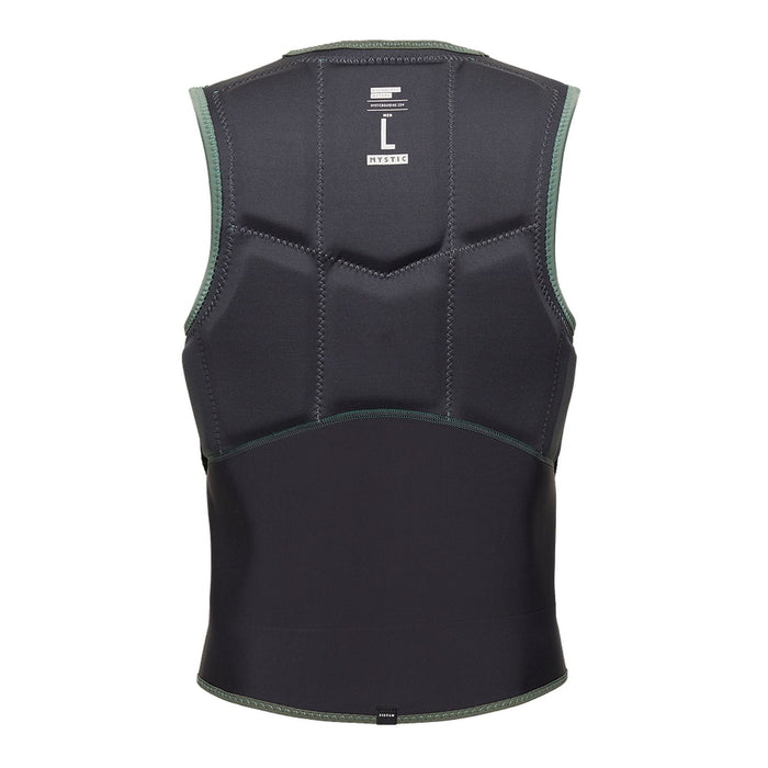 Chaleco de impacto de kitesurf Star Hombre con cremallera frontal Verde oliva oscuro XXS Mystic 35005_230231_643_XXS