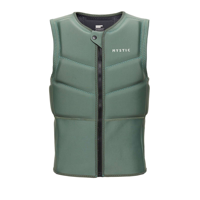 Chaleco de impacto de kitesurf Star Hombre con cremallera frontal Verde oliva oscuro XXXS Mystic 35005_230231_643_XXXS