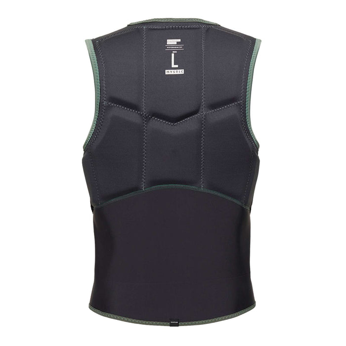Chaleco de impacto de kitesurf Star Hombre con cremallera frontal Verde oliva oscuro XXXS Mystic 35005_230231_643_XXXS