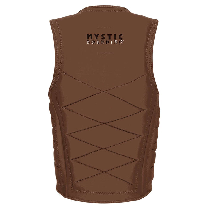 Wake Impact Vest Outlaw Man met ritssluiting aan de voorkant en gesp, bruin, maat M, Mystic 35005_240226_700_M