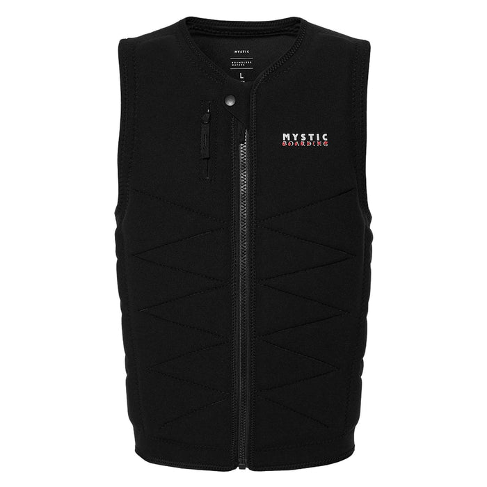 Wake Impact Vest Outlaw Man Front-Zip Buckle Black M Mystic 35005_240226_900_M