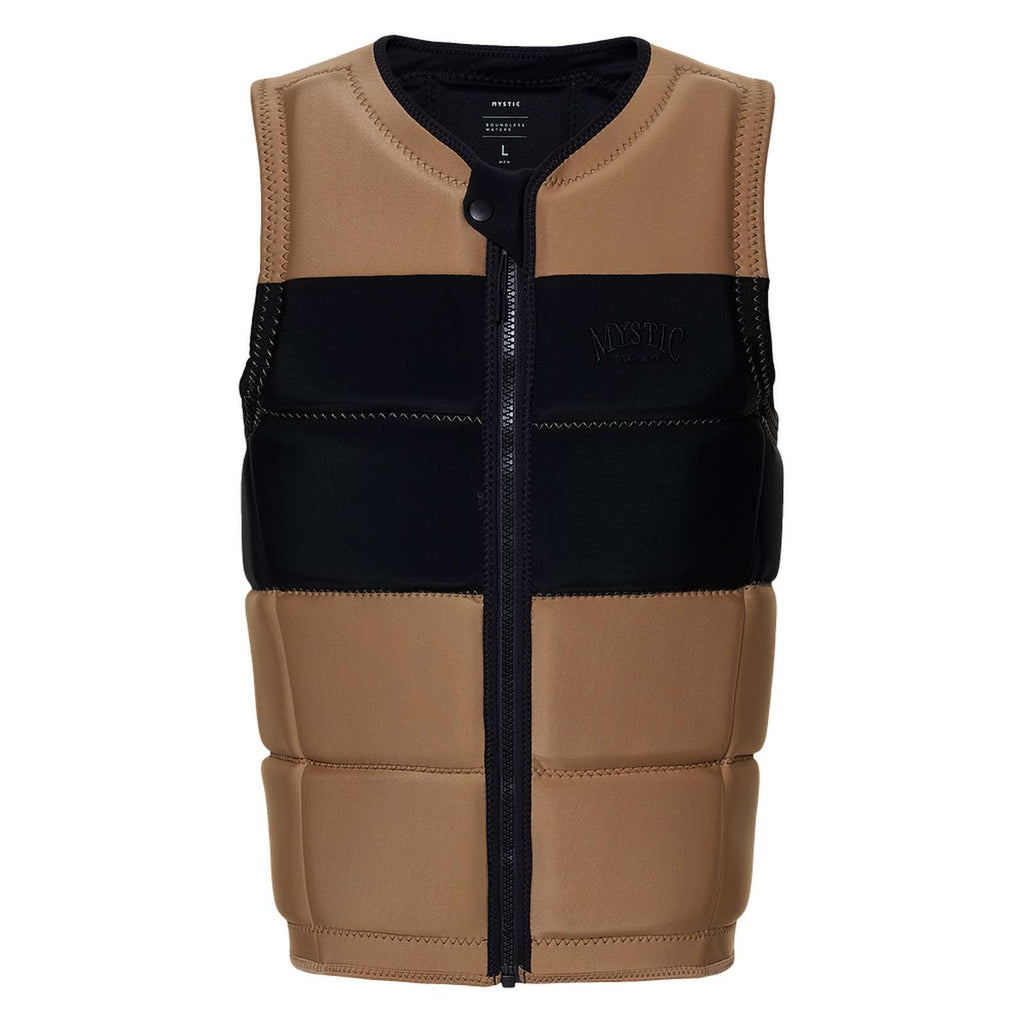 Wake Impact Vest Peacock Man Front-Zip Slate-Brown S Mystic 35005_240227_730_S
