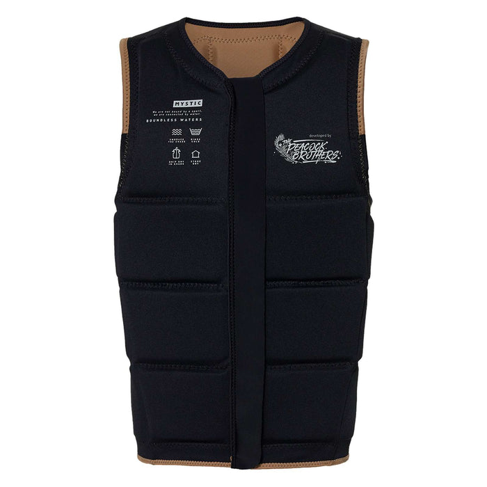 Wake Impact Vest Peacock Man Front-Zip Slate-Brown S Mystic 35005_240227_730_S