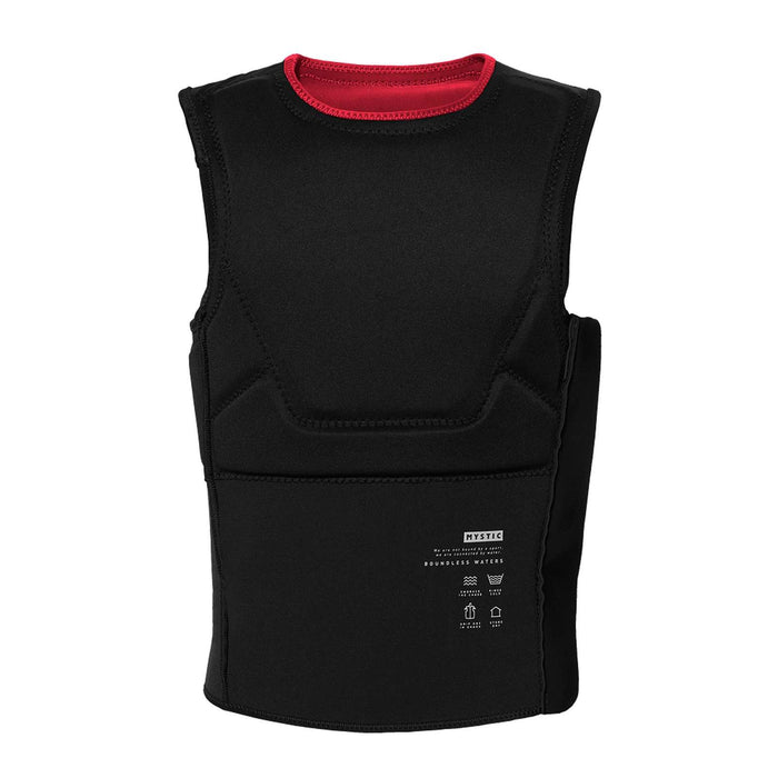Chaleco de impacto de kitesurf Solace Hombre con cremallera lateral Rojo M Mystic 35005_240235_300_M