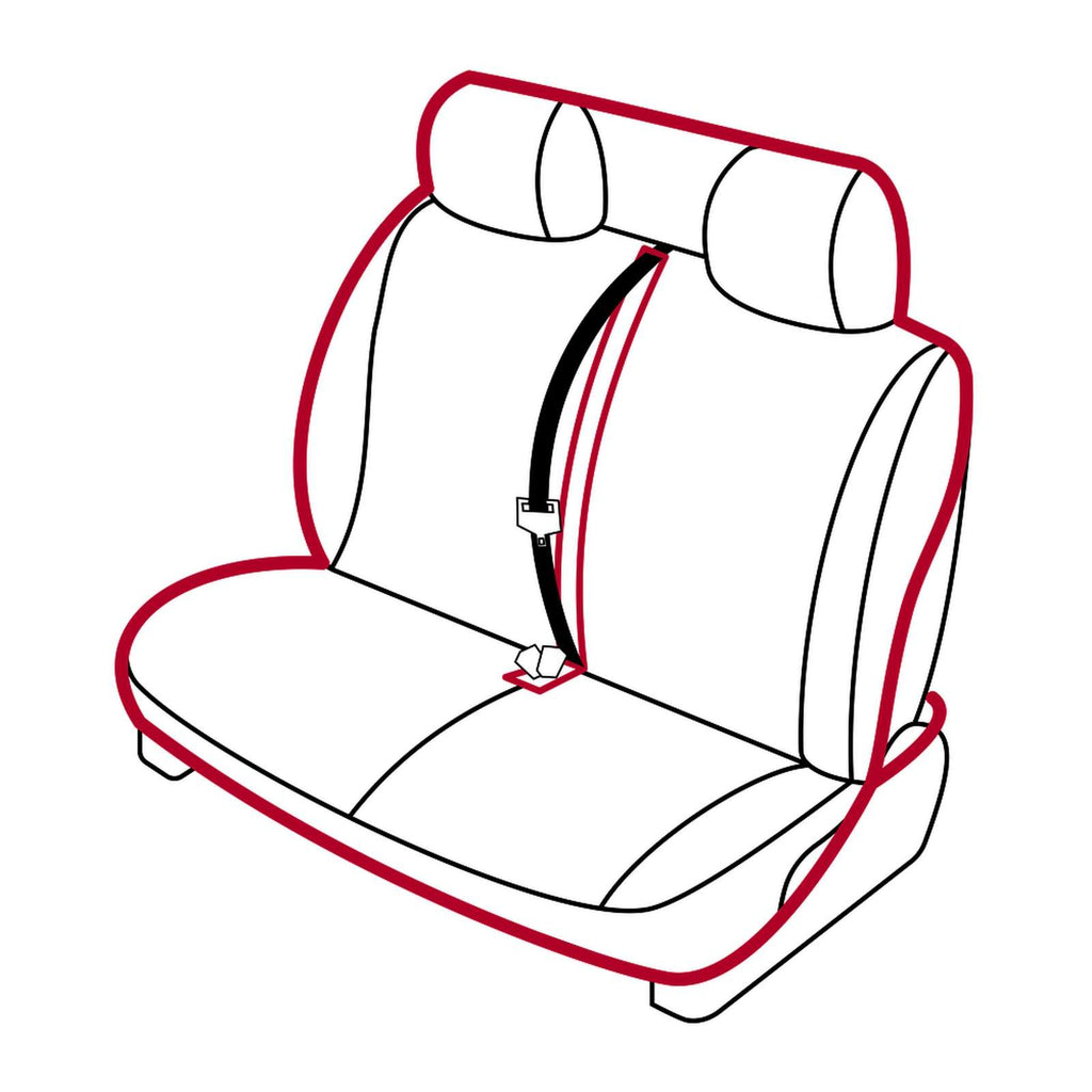 Car Seat Cover Double Black One Size Mystic 35009_240326_900_OS