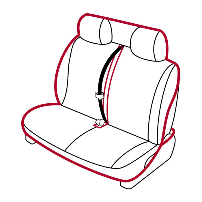 Car Seat Cover Double Black One Size Mystic 35009_240326_900_OS