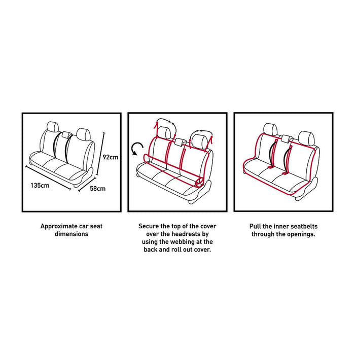 Car Seat Roll Cover Triple Black One Size Mystic 35009_240336_900_OS