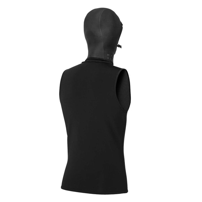 Neoprene Rash Top With Hood 3-2mm Black M Mystic 35016_230016_900_M