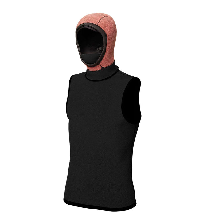 Neoprene Rash Top With Hood 3-2mm Black S Mystic 35016_230016_900_S