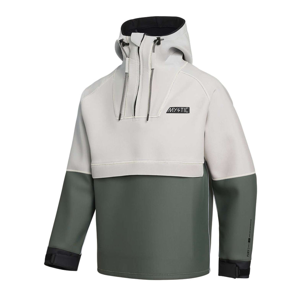 Neopren-Hoodie Fury Herren 3-2mm Dunkeloliv XXL Mystic 35017_230325_643_XXL