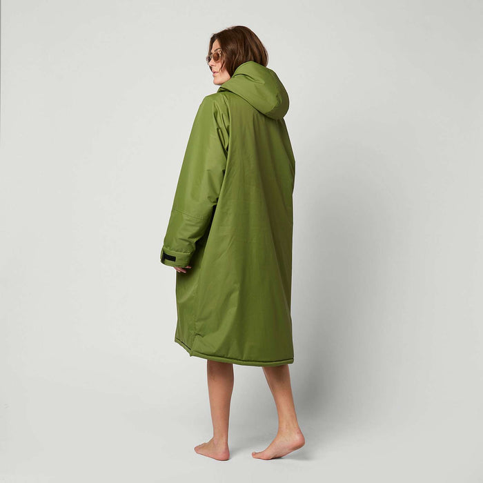 Waterdichte poncho met teddyvoering, Explore Moss, maat L-XL, Mystic 35018_240400_671_LXL