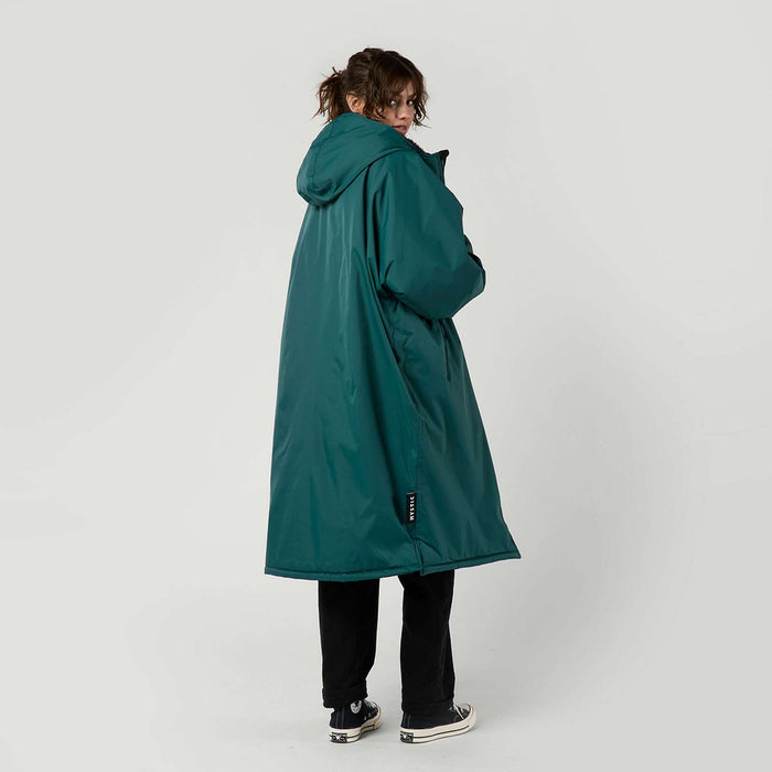 Waterdichte poncho met teddyvoering, Explore Teal L-XL Mystic 35018_240400_695_LXL