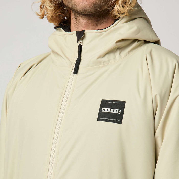 Waterdichte poncho met teddyvoering, Explore Sand, maat L-XL, Mystic 35018_240400_705_LXL