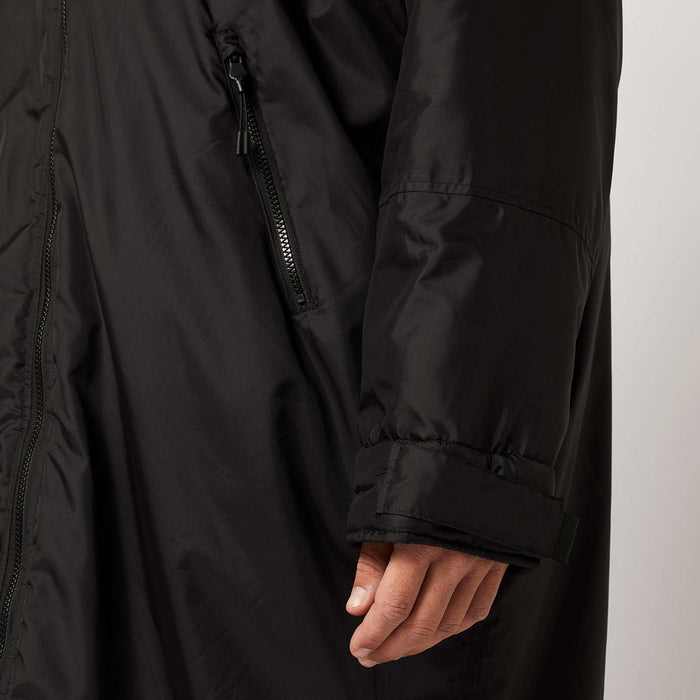 Waterdichte poncho met teddyvoering, Explore Black L-XL Mystic 35018_240400_900_LXL