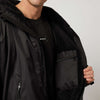 Wasserdichter Poncho mit Teddyfutter Explore Schwarz S-M Mystic 35018_240400_900_SM