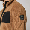 Teddy Zip Thru Sweat Jacket DTS Slate-Brown S Mystic 35104_230080_730_S