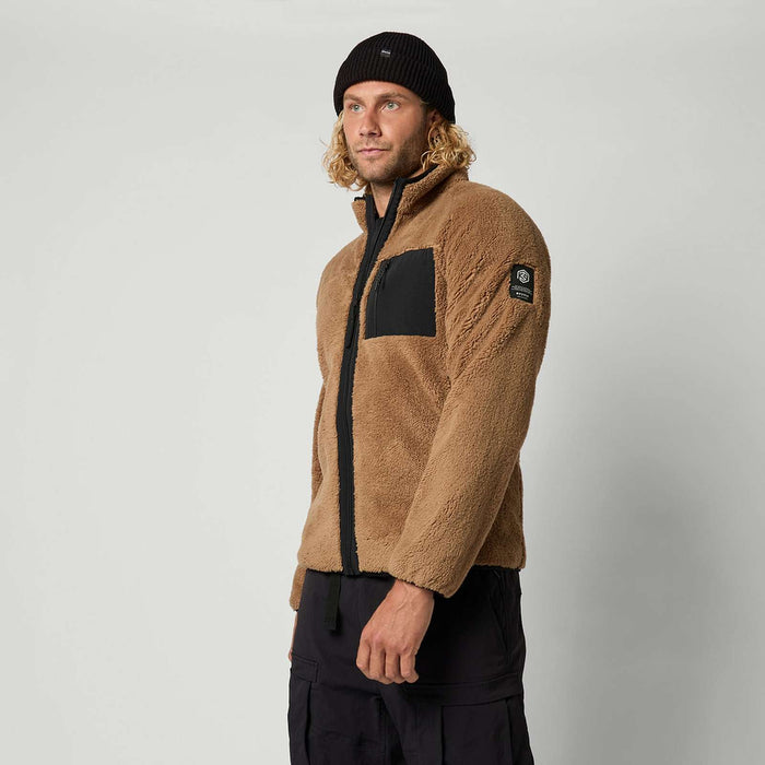 Teddy Zip Thru Sweat Jacket DTS Slate-Brown XXL Mystic 35104_230080_730_XXL