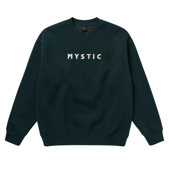 Sweat à col rond oversize Brand Vert cyprès XL Mystic 35104_250135_624_XL