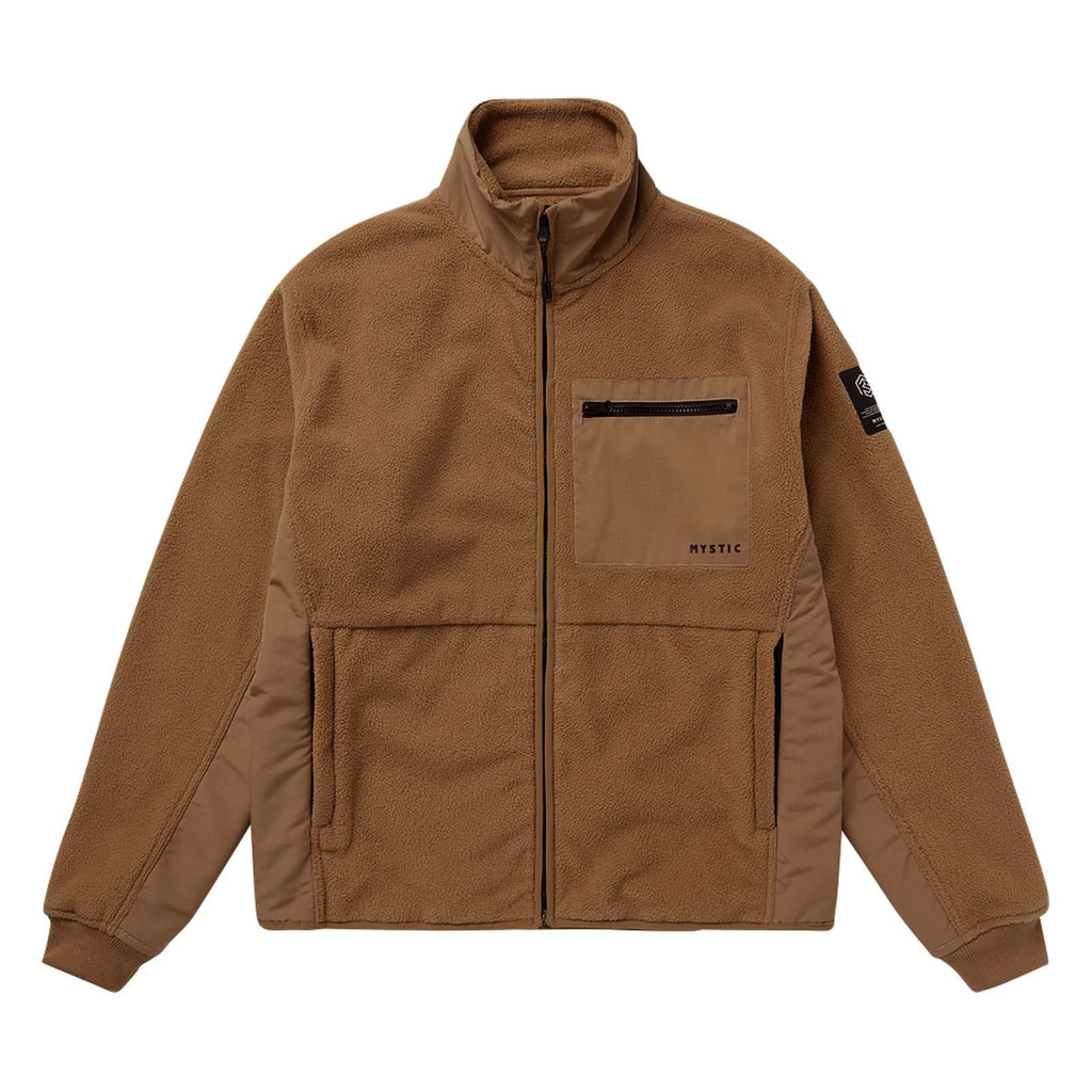 Fleece Zip Thru Sweat Jacket DTS Slate-Brown XL Mystic 35104_260100_730_XL