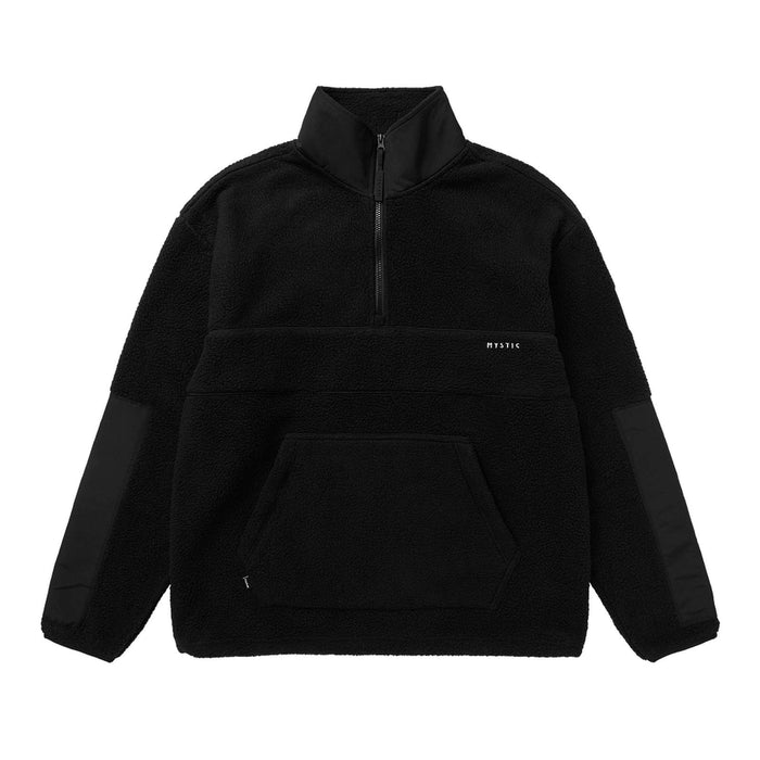 Felpa in pile con mezza zip DTS Nero S Mystic 35104_260105_900_S