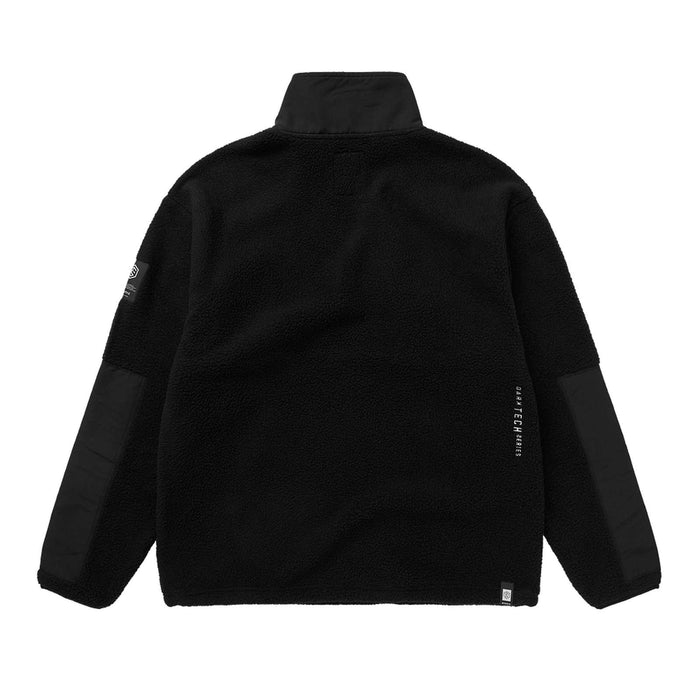 Felpa in pile con mezza zip DTS Nero S Mystic 35104_260105_900_S