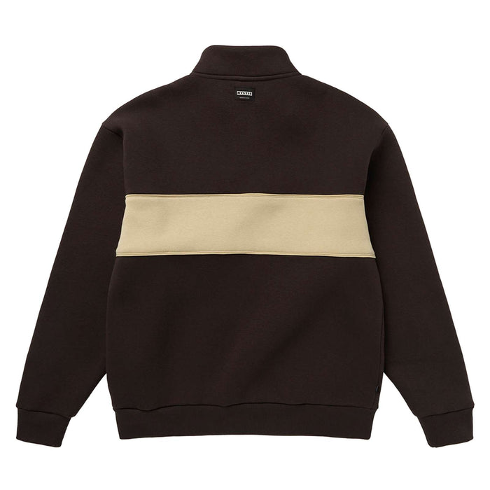 Slate Half Zip Sweat Dark-Brown XL Mystic 35104_260315_736_XL