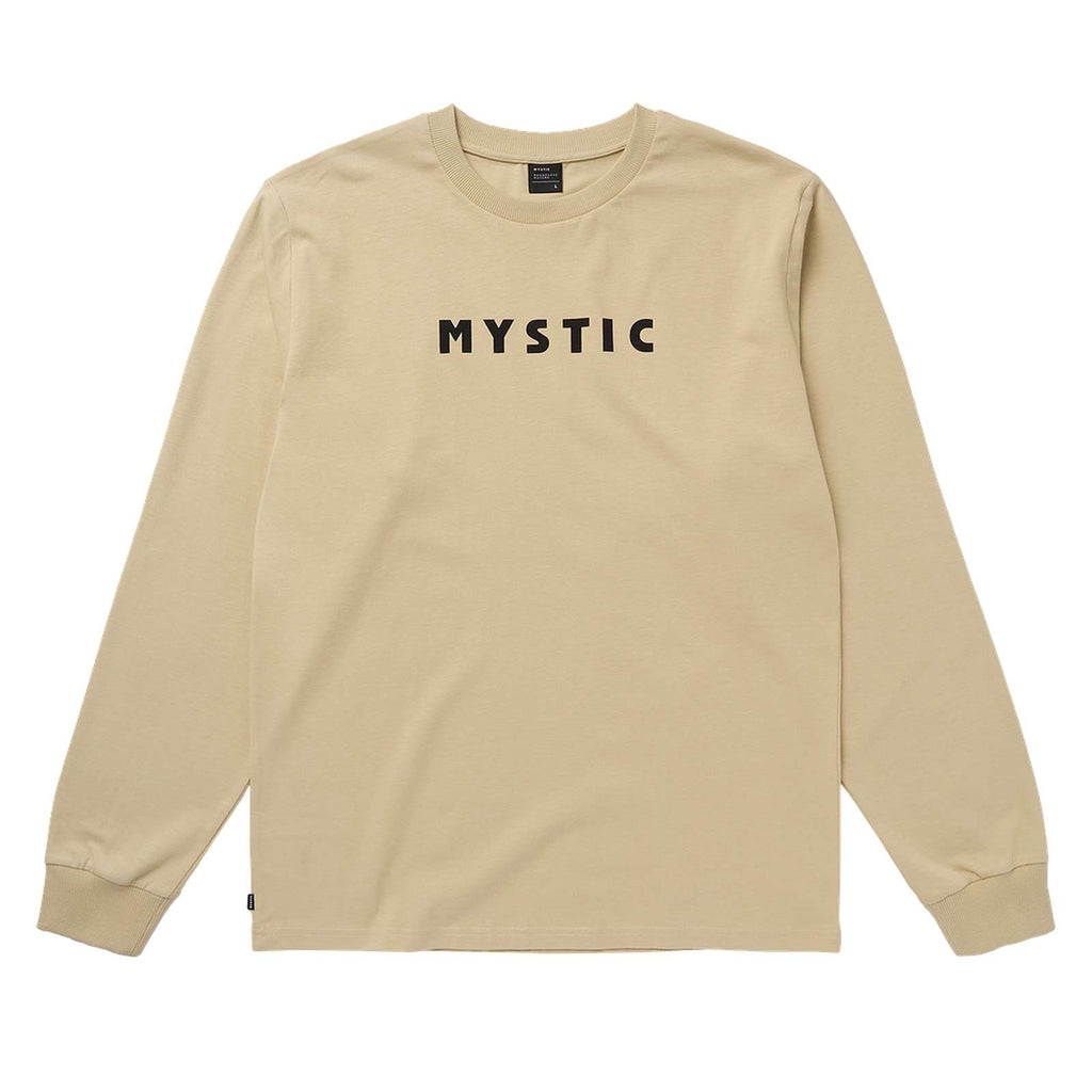 Brand Long Sleeve Tee Pale-Khaki XL Mystic 35105_260310_708_XL