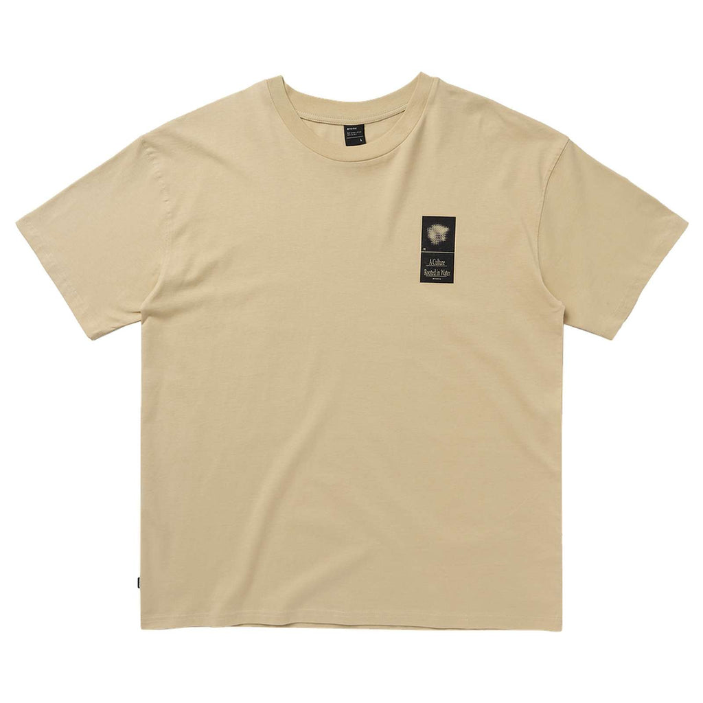 Relaxed T-shirt Pansy Pale-Khaki L Mystic 35105_260705_708_L