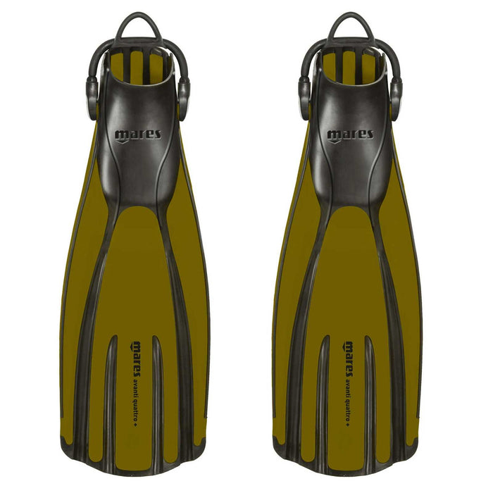 Pinne da immersione Avanti Quattro+ Verde oliva S-37-41 Mares 410003SASOL