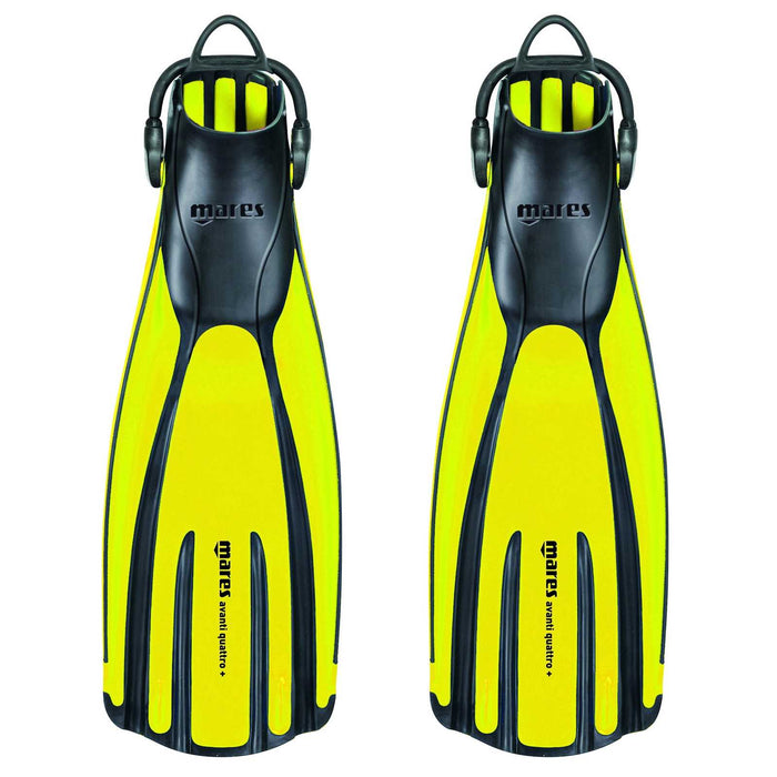 Palmes de plongée Avanti Quattro+ Jaune-Reflex S-37-41 Mares 410003SASRYL