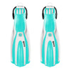 Tauchflossen Avanti Superchannel Oh Weiß-Aqua XL-44-48 Mares 410012BNXLWHA