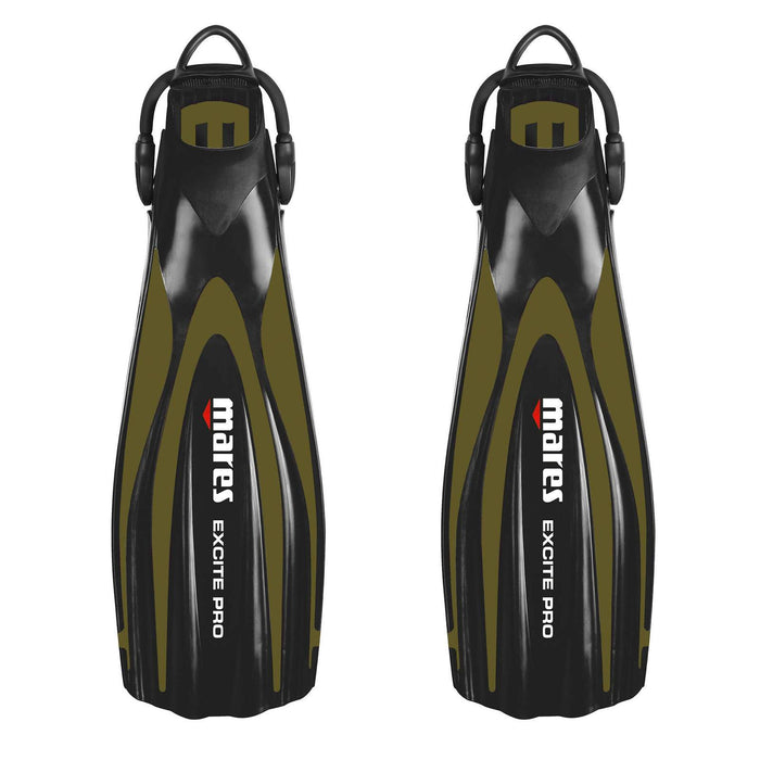 Diving Fins Excite Pro Olive R-41-44 Mares 410026SAROL