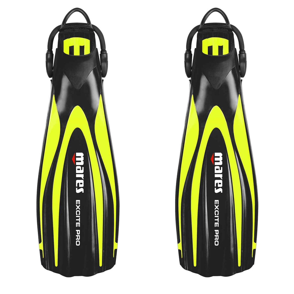 Aletas de buceo Excite Pro Amarillo-Fluo R-41-44 Mares 410026SARYF