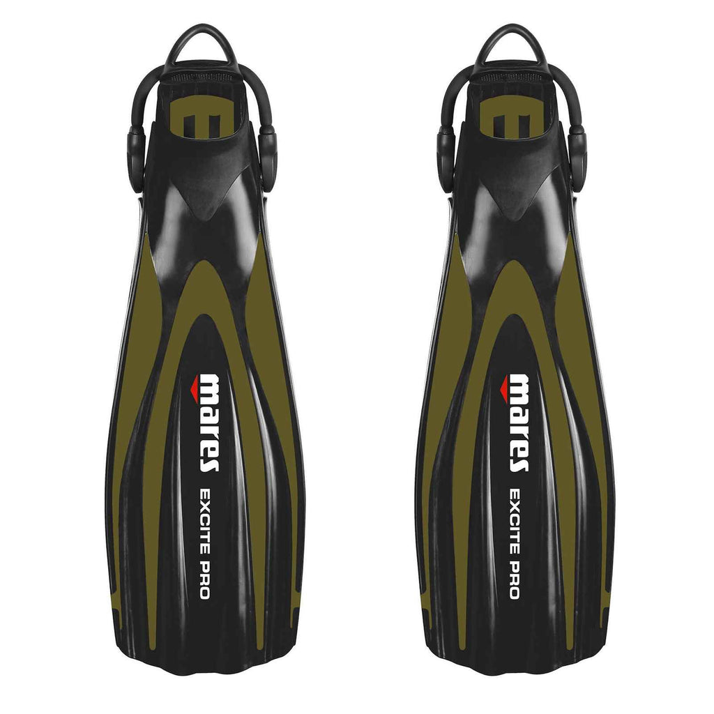 Palmes de plongée Excite Pro Olive S-37-41 Mares 410026SASOL