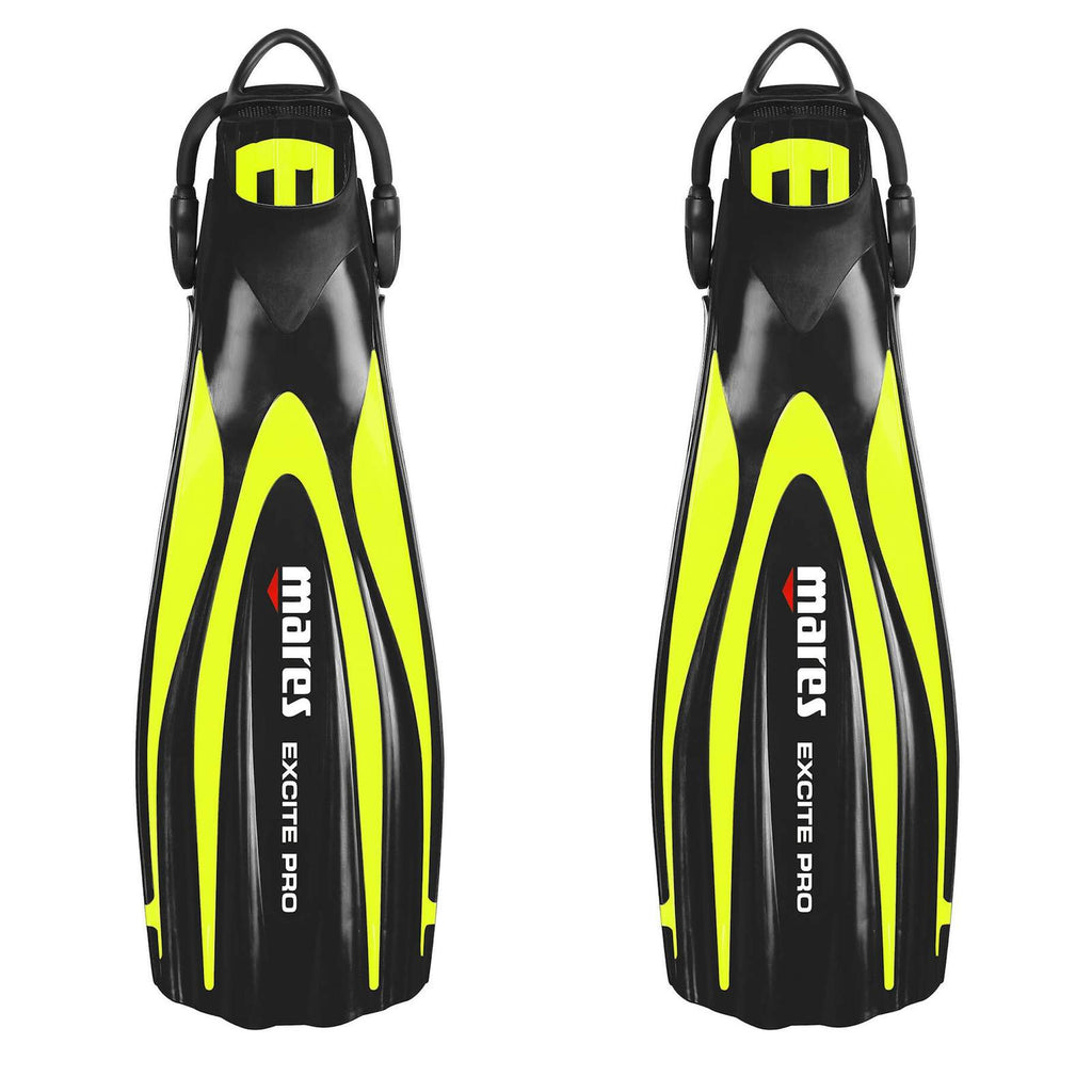 Palmes de plongée Excite Pro Jaune fluo S-37-41 Mares 410026SASYF