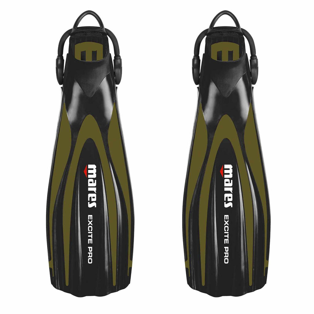 Aletas de buceo Excite Pro Oliva XL-44-48 Mares 410026SAXLOL