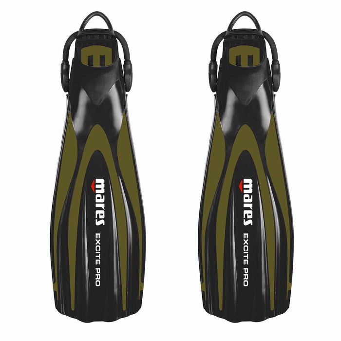 Aletas de buceo Excite Pro Oliva XL-44-48 Mares 410026SAXLOL