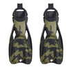 Diving Fins Power Plana Tec Camo-Olive R Mares 410051SARCMO