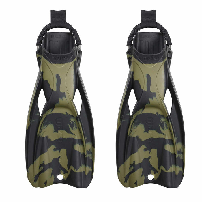 Tauchflossen Power Plana Tec Camo-Oliv XL Mares 410051SAXLCMO