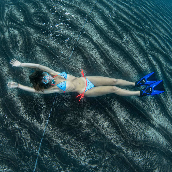 Pinne da snorkeling X-One Blu M-L-EU 39-43-UK 5,5-9-USA 6,5-10 Mares 410337SABLML