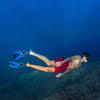Aletas de snorkel X-One azules S-M-EU 35-38-UK 2,5-5-USA 3,5-6 Mares 410337SABLSM