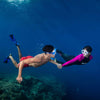 Aletas de snorkel X-One azules S-M-EU 35-38-UK 2,5-5-USA 3,5-6 Mares 410337SABLSM