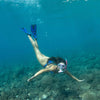 Aletas de snorkel X-One azules S-M-EU 35-38-UK 2,5-5-USA 3,5-6 Mares 410337SABLSM