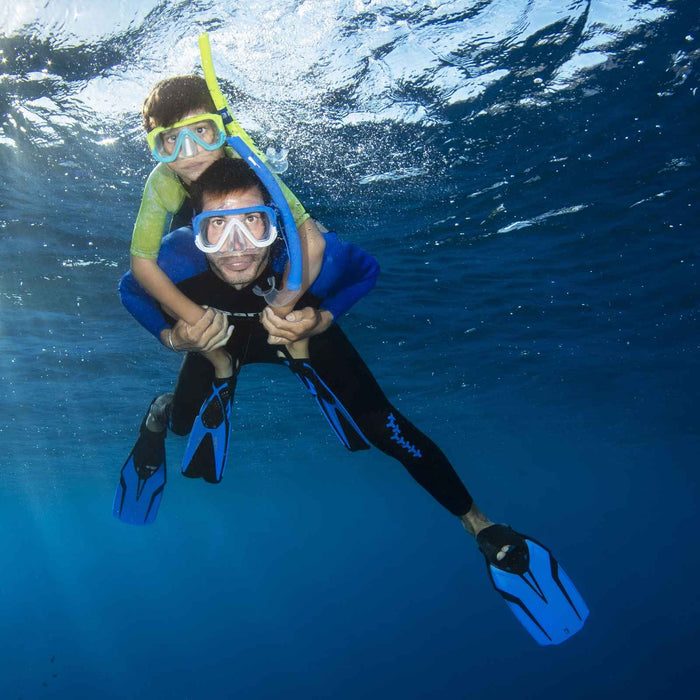Aletas de snorkel Nateeva azules M-L-EU 39-43-UK 5,5-9-USA 6,5-10 Mares 410513SPBLML